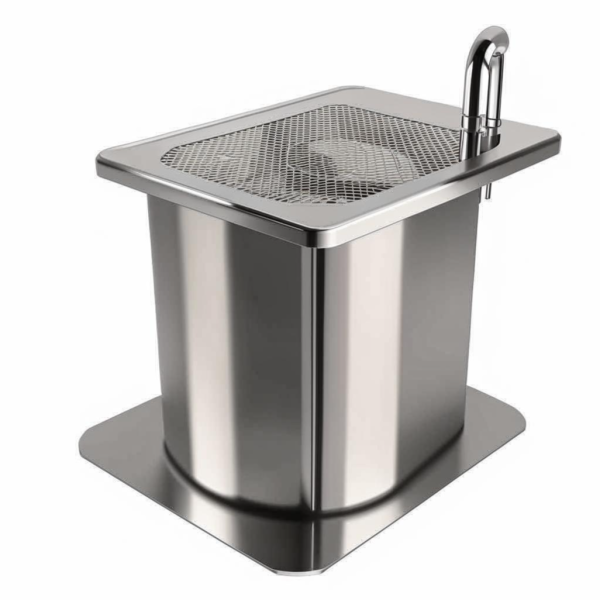Sleek Efficiency: YITAHOME 25LB Stainless Steel Grease Trap